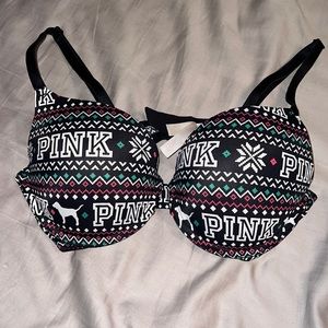 Pink Victoria Secret Push-up Bra size 36C